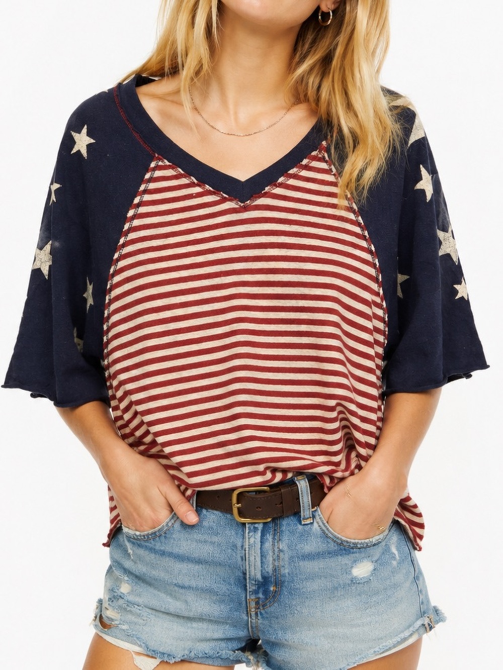 Free People American Flag Top